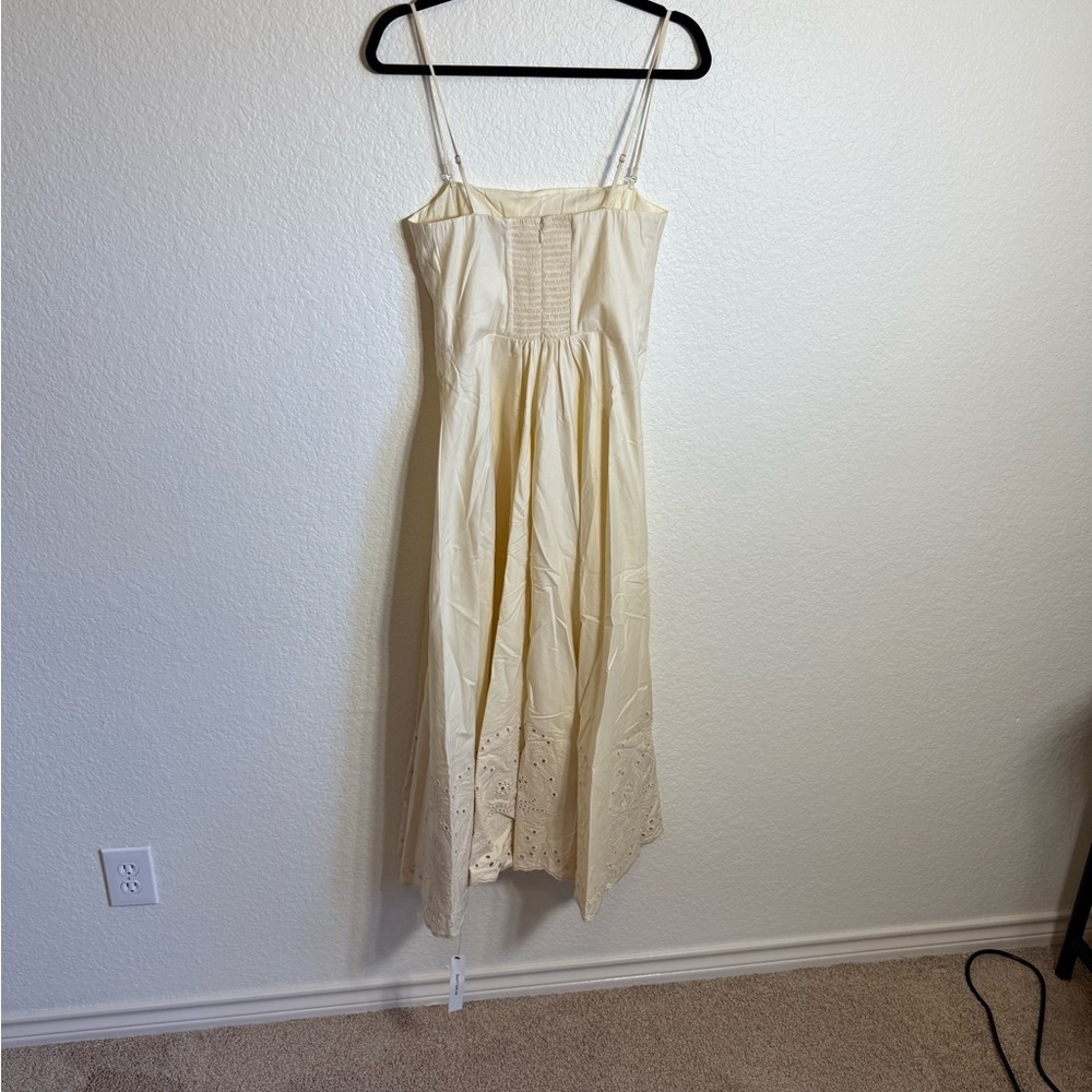 REFORMATION Cherie Dress In Sugar - Picture 9 of 11